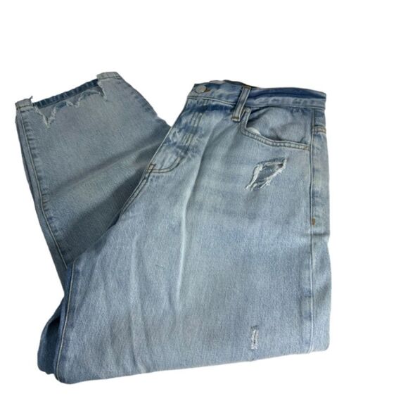 Frame Denim Le Original Slim Straight Raw Hem Jeans In Clash Wash Sz 32 - Picture 6 of 8